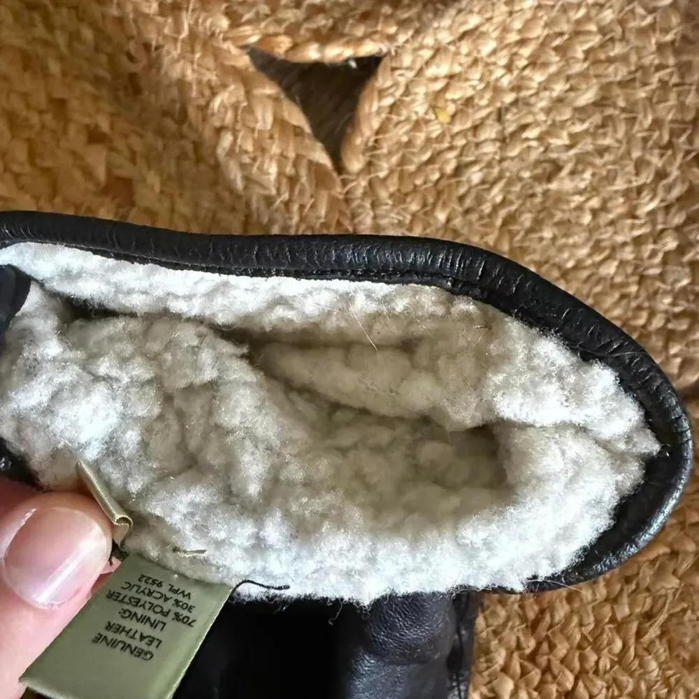 Source Unknown black leather